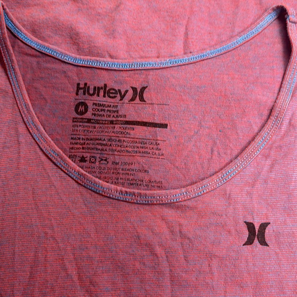 Hurley tank top fitted & longer men’s medium blend poly cotton - Picture 6 of 6